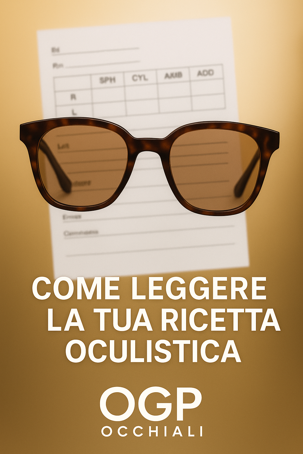 Come leggere la tua prescrizione oculistica: guida chiara e completa