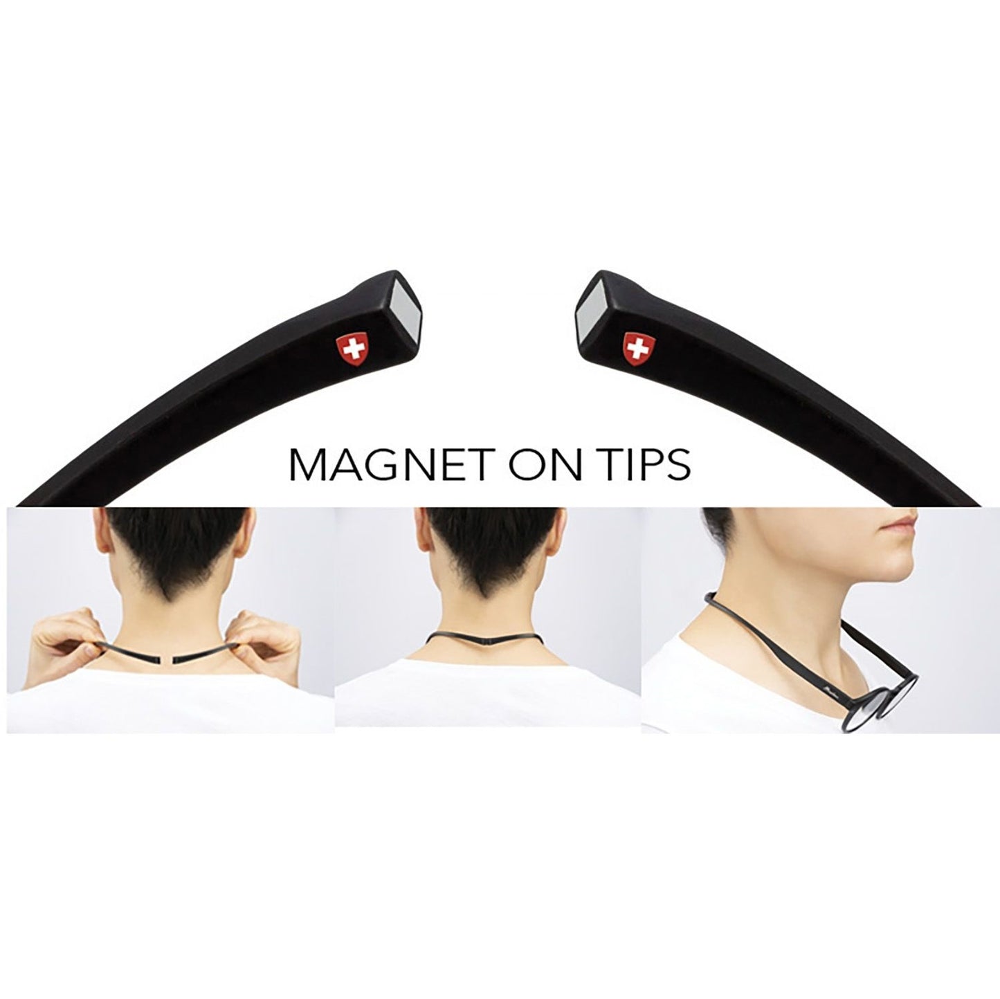 Occhiali da lettura Uomo Donna con Calamita Asta a collo