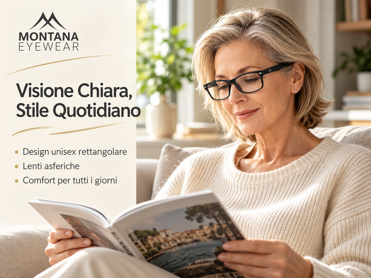 Occhiali da Lettura Montana MR83 – Lenti Asferiche e Aste Flex